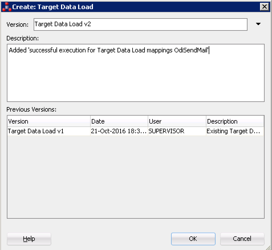 How to Use Versioning in ODI 12c