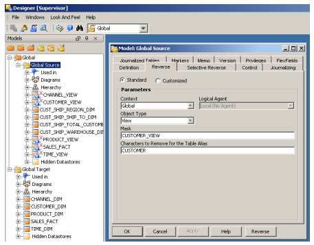 Moving Global Electronics Data using Sunopsis