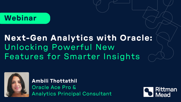 Webinar | Next-Gen Analytics with Oracle: Unlocking Powerful New Features for Smarter Insights